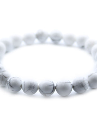 Power Bracelet - White Jasper