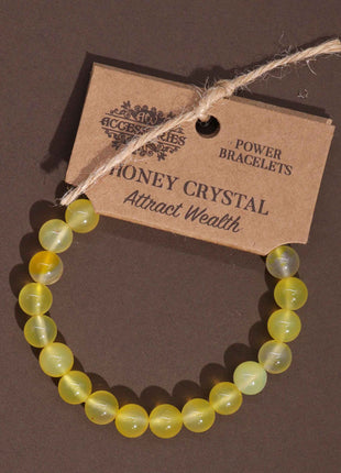 Power Bracelet - Honey Crystal