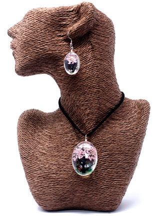 Pressed Flowers - Tree of Life set - Pink