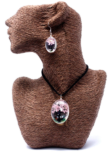 Pressed Flowers - Tree of Life set - Pink