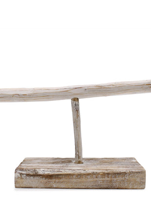 Single Branch Jewllery Stand - Whitewash