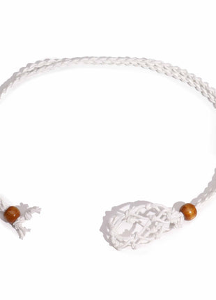 Crystal Gemstone Necklace Cord 45cm/18inch - White