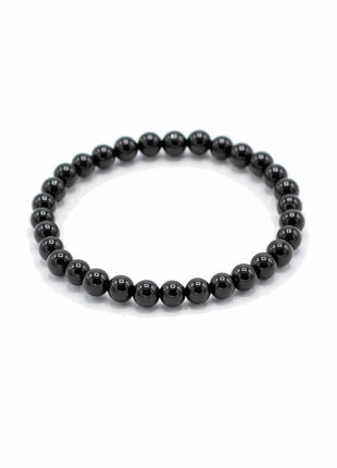 Gemstone Manifestation Bracelet - Black Agate- Protection
