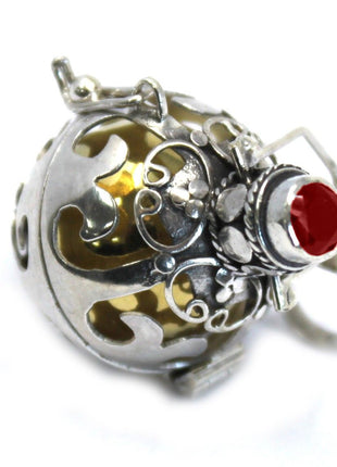 Silver Angel Bell - Magic - 18mm