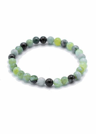Gemstone Manifestation Bracelet - Olive Jade - Healing