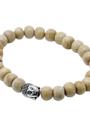 Fragrant Sandal Beads & Buddah Bangle