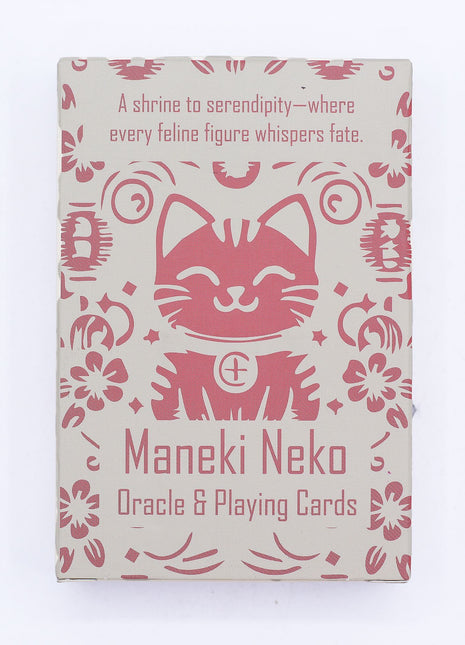 Fortune Cats Playing & Oracle Cards- Maneki Neko Deck