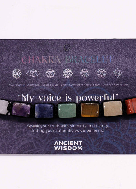 Chakra String Bracelets - Tumble Stones