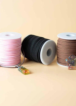 Bulk Roll Pendant Cord -  2.5mm x 45m - Dark Brown A010