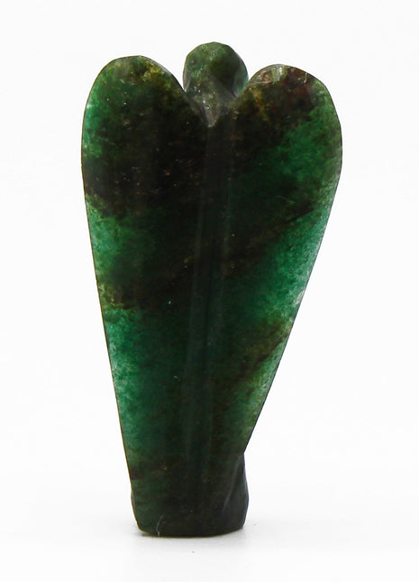 Hand Carved Gemstone Angel - Green Aventurine