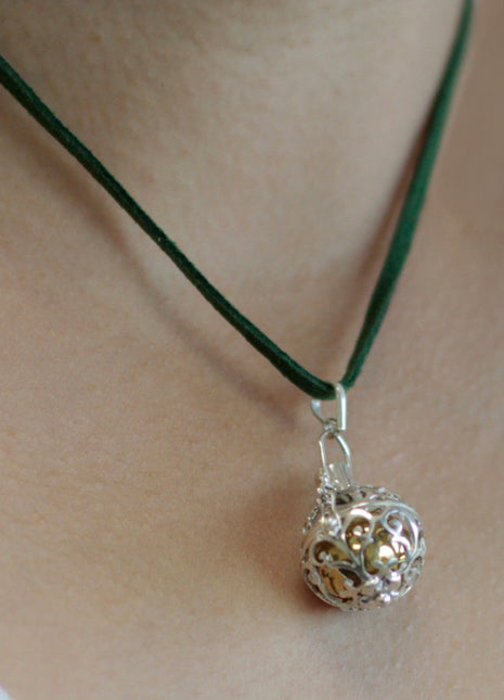 Silver Angel Bell - Romance - 18mm