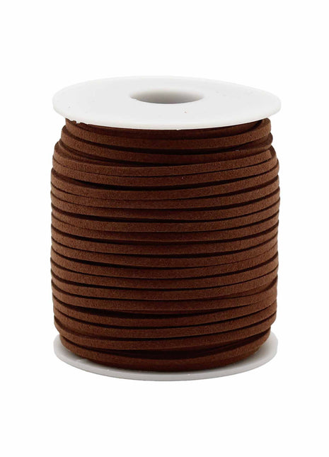 Bulk Roll Pendant Cord -  2.5mm x 45m - Dark Brown A010