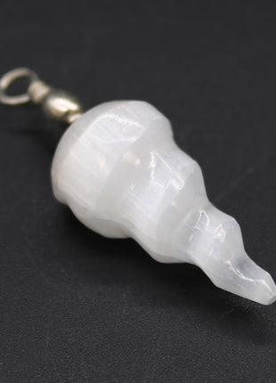 Selenite Spiral Pendant