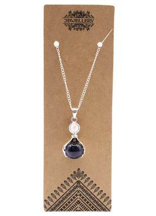 Gemstone Healing Hands Pendant - Amethyst