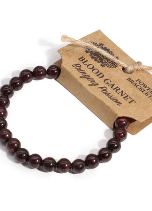 Power Bracelet - Blood Garnet