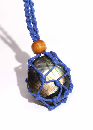 Crystal Gemstone Necklace Cord 45cm/18inch - Navy