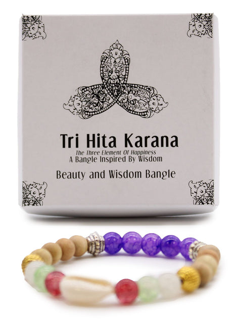 Tri Hita Karana Bangle - Beauty & Wisdom