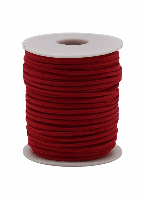 Bulk Roll Pendant Cord -  2.5mm x 45m - Red A056