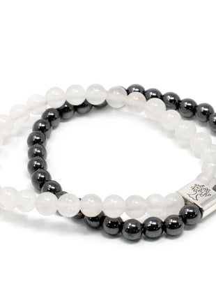 Magnetic Gemstone Bracelet - Rock Quartz