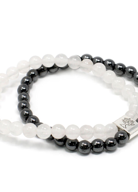 Magnetic Gemstone Bracelet - Rock Quartz