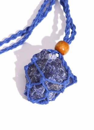 Crystal Gemstone Necklace Cord 45cm/18inch - Navy