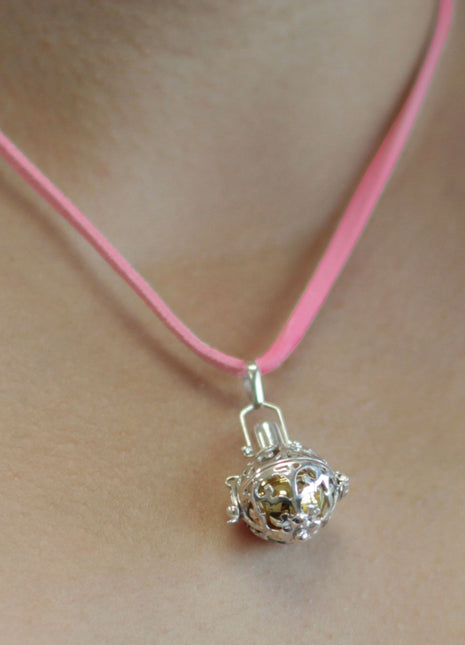 Silver Angel Bell - Guardian - 16mm