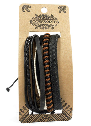 Mens Bracelet Sets - Dark & Handsome (asst)