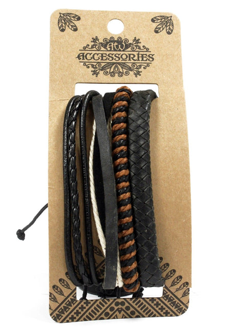 Mens Bracelet Sets - Dark & Handsome (asst)