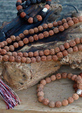 108 Rudraksha Mala - Natural