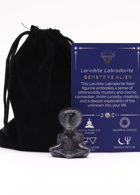Gemstone Alien - Larvikite Labradorite 40x30x15mm