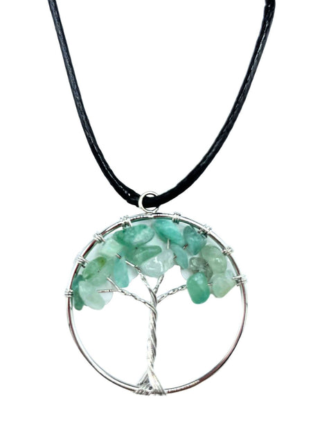 Tree of Life Pendant - Jade
