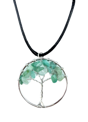 Tree of Life Pendant - Jade