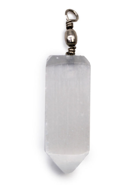 Selenite Obelix Pendent