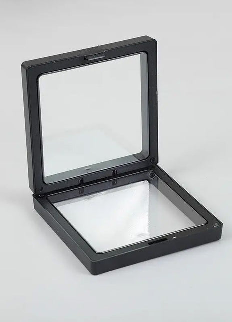Med 3D Floating Frame Display 9x9cm - Black