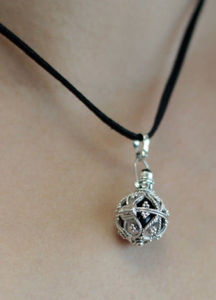 Silver Angel Bell - Darkness - 16mm