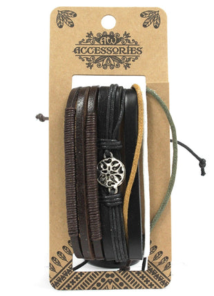 Mens Bracelet Sets - Dark & Handsome (asst)