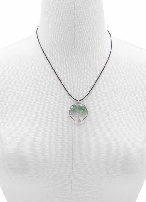 Tree of Life Pendant - Jade