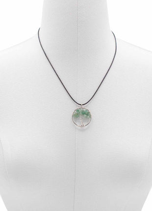 Tree of Life Pendant - Jade