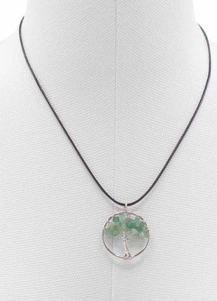 Tree of Life Pendant - Jade