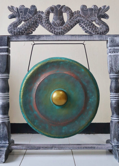 Medium Gong in Stand - 35cm - Greenwash