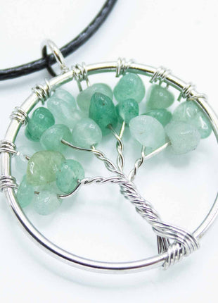 Tree of Life Pendant - Jade