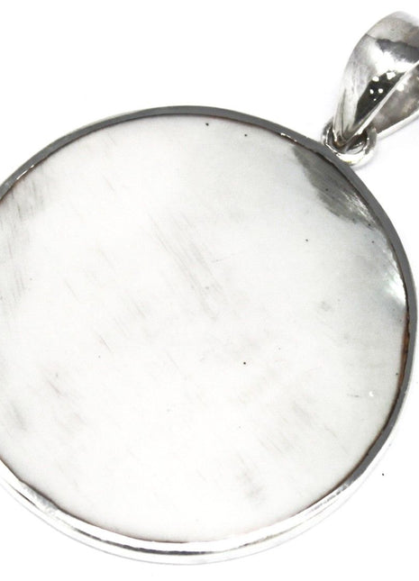 Tree of Life Silver Pendent 30mm - Mother of Pearl