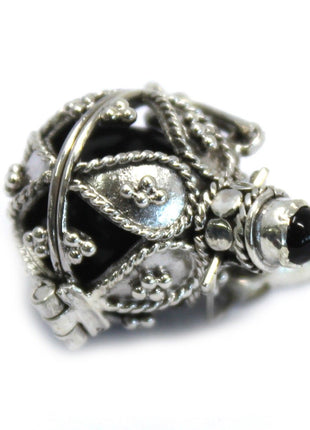 Silver Angel Bell - Darkness - 16mm