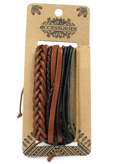Mens Bracelet Sets - Tanned & Interesting (asst)