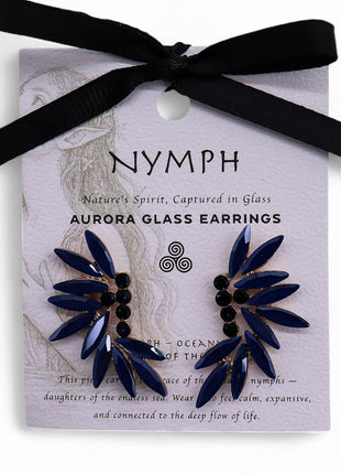 Royal Blue - Vintage Glass - Faries - Earrings