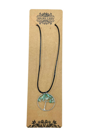 Tree of Life Pendant - Jade