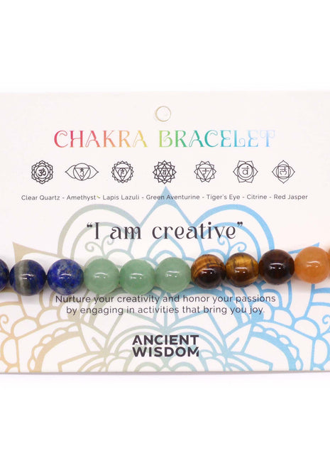 Chakra String Bracelets - 21 Stones