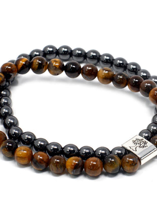Magnetic Gemstone Bracelet - Tiger Eye