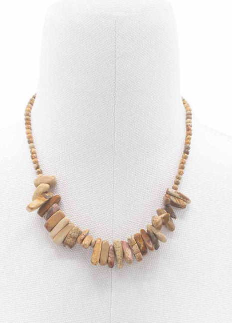 Longstone Gem Necklace - Map Stone