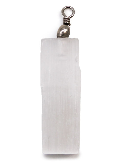 Selenite Natural Pendent